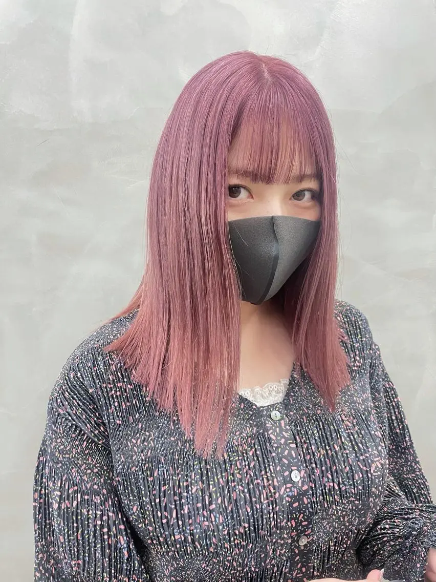 セミロング カラー レイヤーカット 🪩yurikaのヘアスタイル