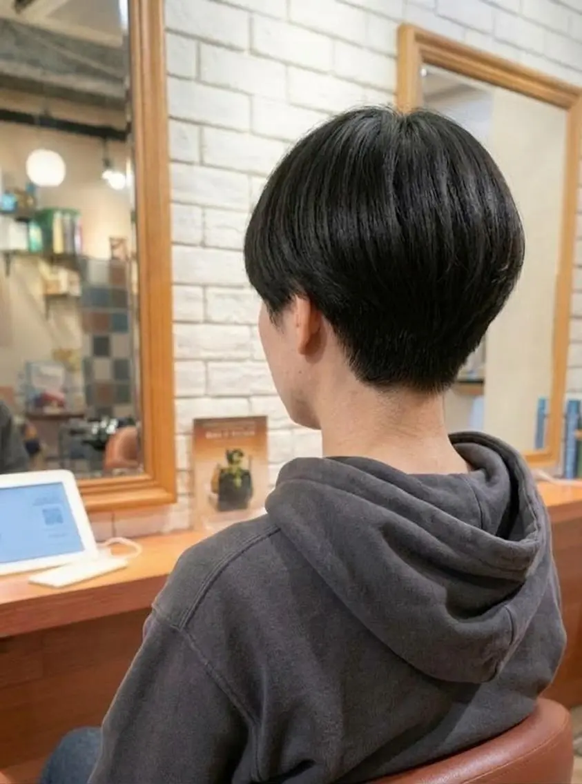 ショート ショートヘア カット トリートメント ヘッドスパ flencia 丸 和博｜カットのヘアスタイル
