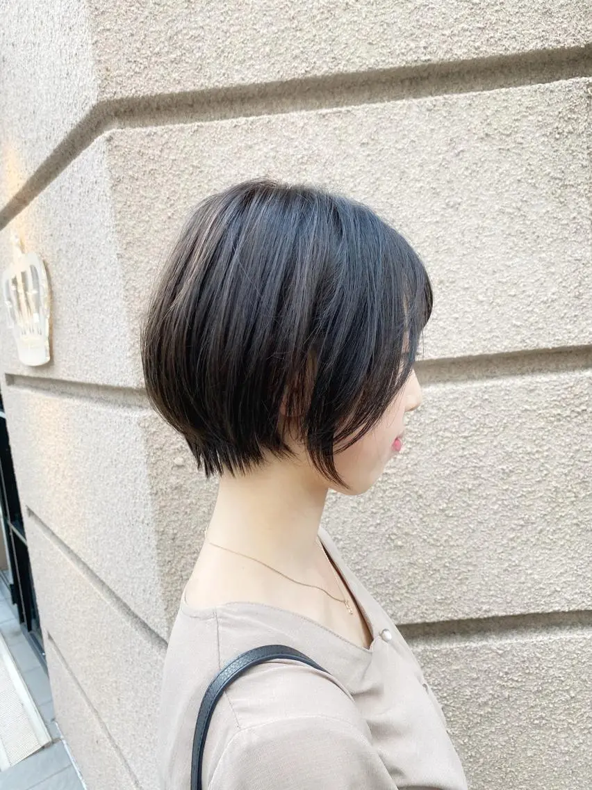 ショート カラー ショートヘア トリートメント 美髪❣️縮毛矯正/ 髪質改善✨/山本のヘアスタイル