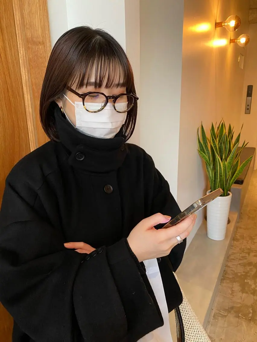 ミディアム 砂原 ひよりのヘアスタイル