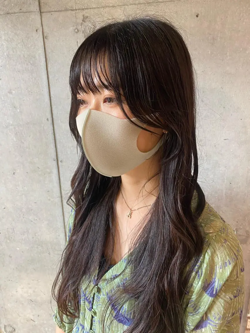 ロング エギョモリ 外国人対応 佐久間のヘアスタイル