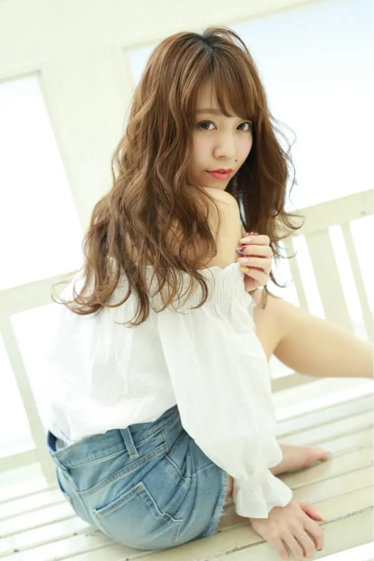 ロング 韓国ヘア🕊村上 ののこ🕊のヘアスタイル