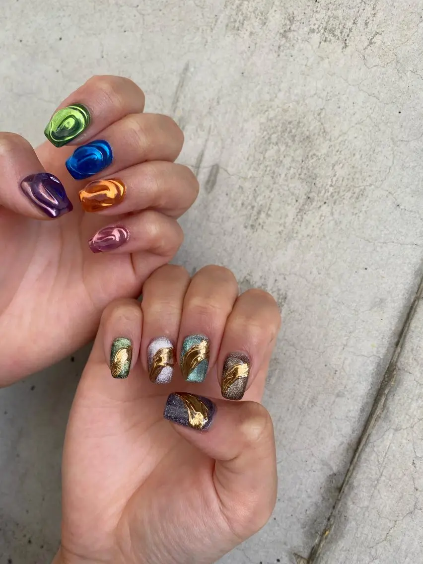 ネイル 持ち込み ニュアンスネイル Charme. NOBUKOのネイルデザイン