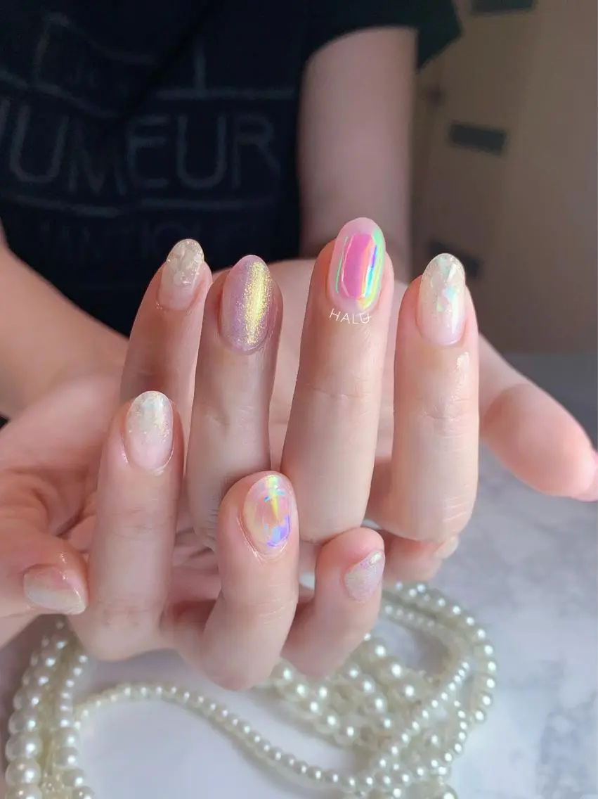 ネイル キラキラネイル HALU ハルのネイルデザイン