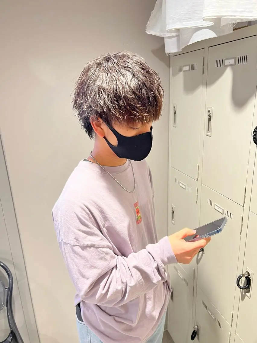 ショート パーマ メンズ メンズパーマ特化 TAIGAのヘアスタイル