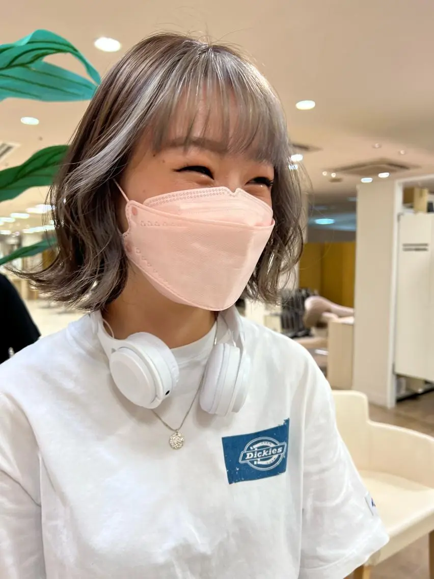 ショート ミストバング ヘアカラー トリートメント 盛れるレイヤーカット 得意🌹井上美沙のヘアスタイル