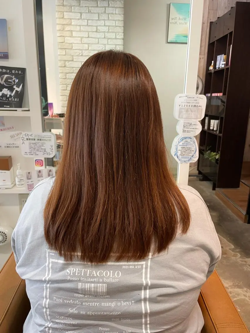 セミロング 村上 由希のヘアスタイル