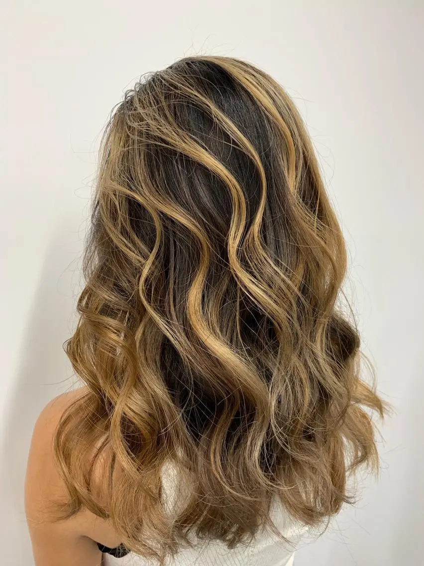 ロング カラー バレイヤージュ レイヤーカット ✨カラー指名 No.1✨keitaのヘアスタイル