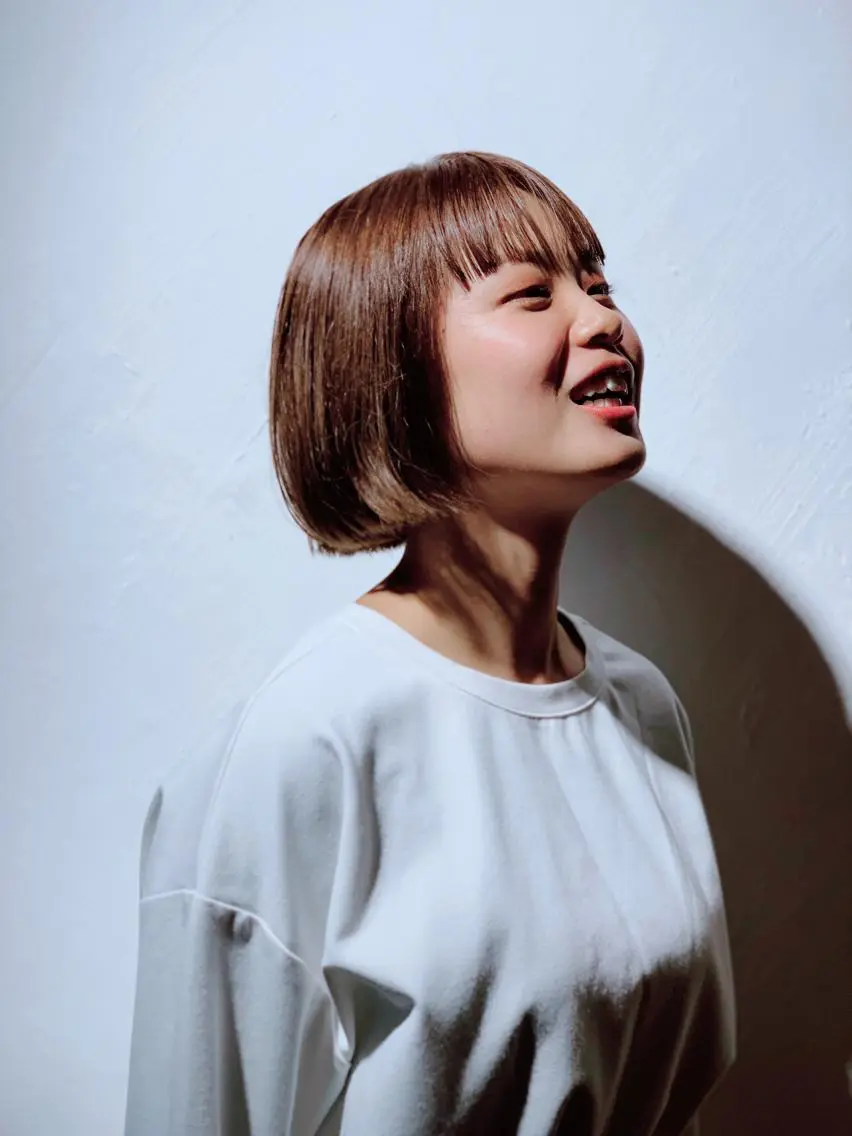 ショート カラー ヘアカラー ヤノ ナオミのヘアスタイル
