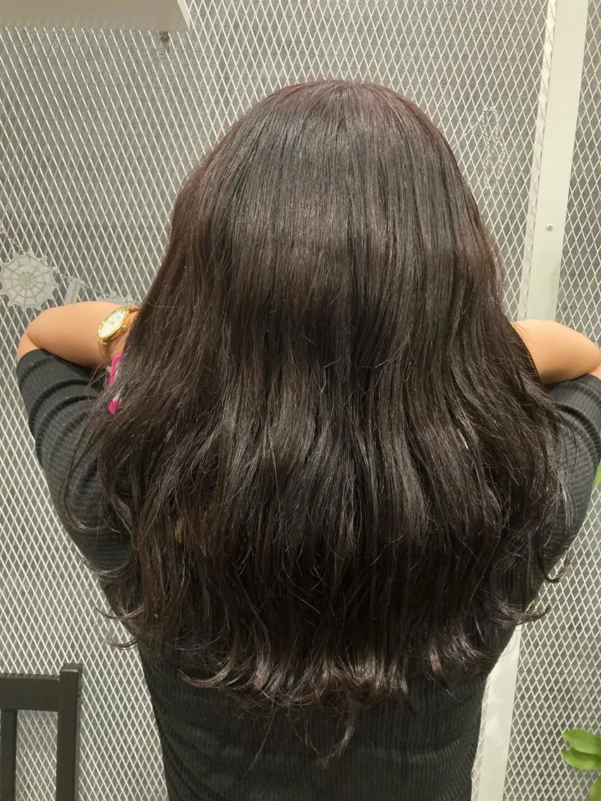 セミロング カラー 💎髪質改善💎 西森千夏のヘアスタイル