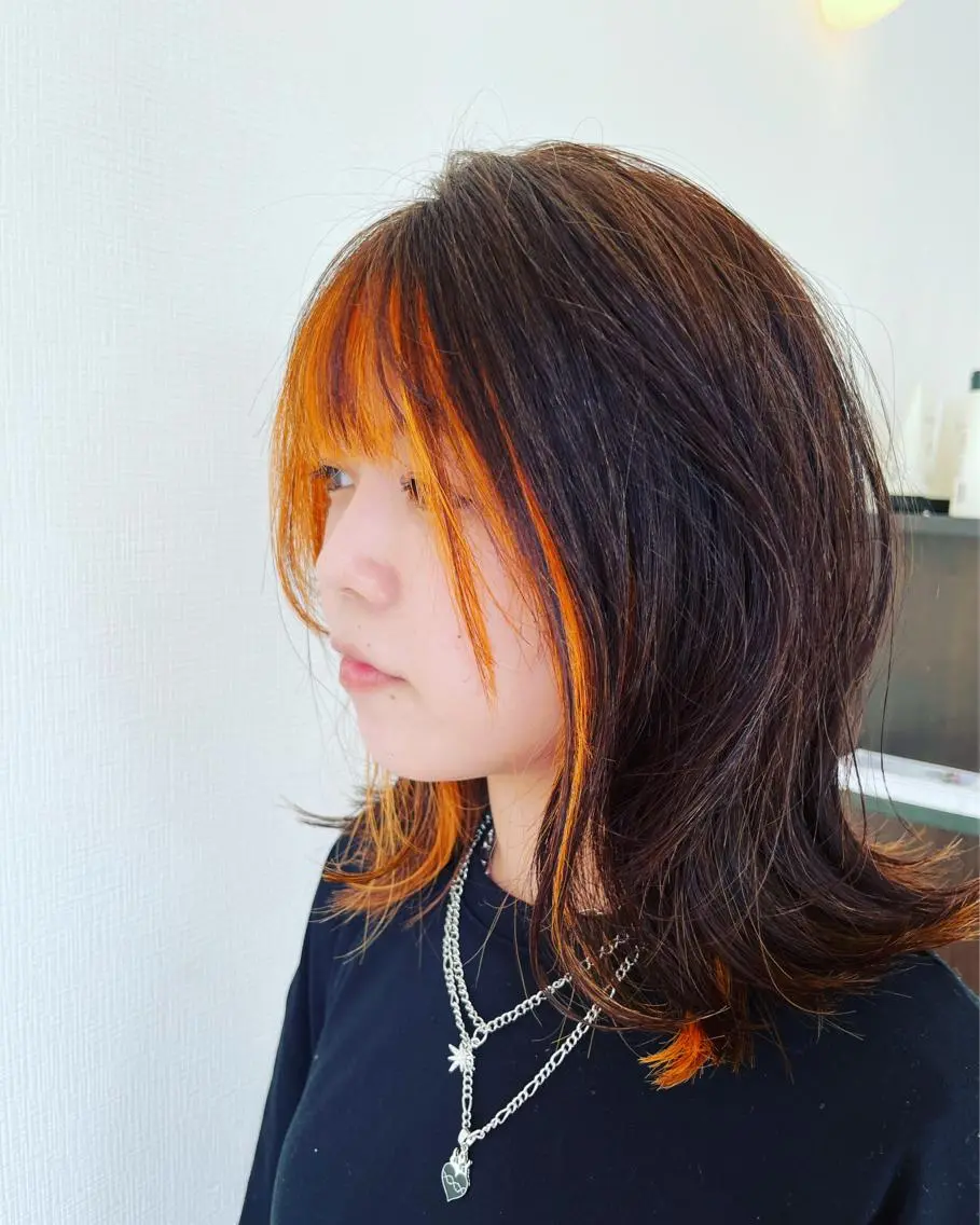 ミディアム カット ヘアカラー トリートメント PazRood 山下のヘアスタイル
