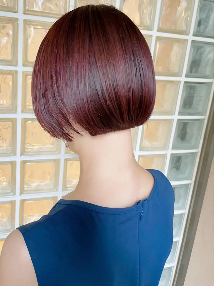 ショート カラー 大人女性ショート専門 tomodaのヘアスタイル