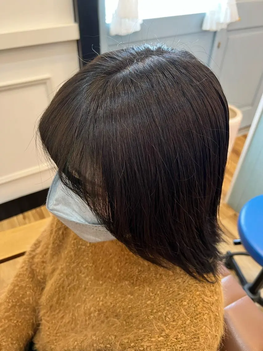 ミディアム 🐰ハイトーンカラー 畠山 渡🐰のヘアスタイル