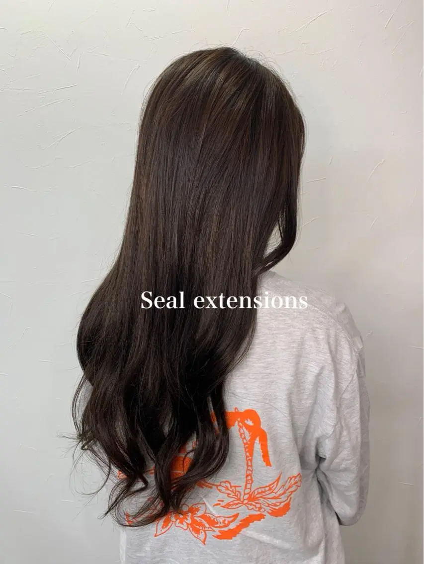 ロング ショートボブ シールエクステ ボブ エクステ エクステ エクステ＊美髪サロン KR2S河内長野店長のヘアスタイル