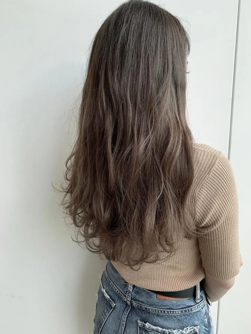 ロング カラー カット ヘアカラー トリートメント Beach 代表 KENTAのヘアスタイル
