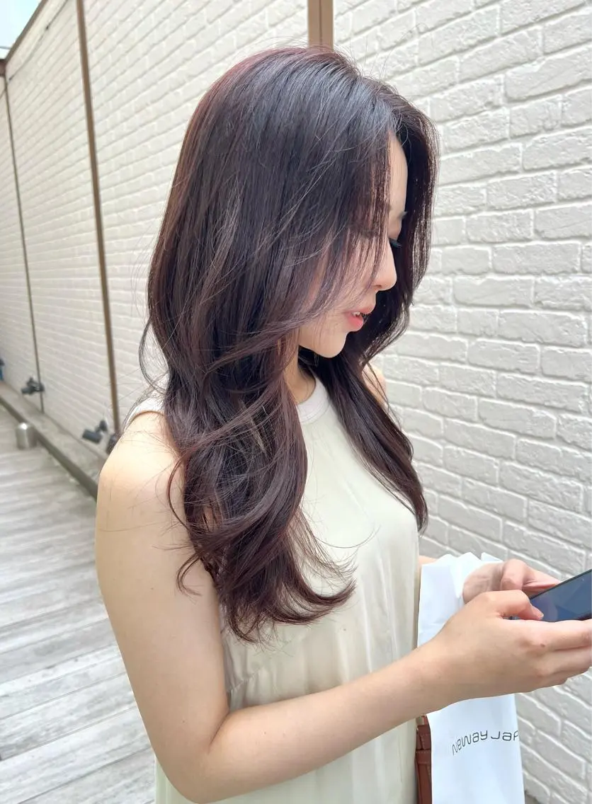 ロング カラー ヘアアレンジ 髪質改善/縮毛矯正 鈴木裕介のヘアスタイル