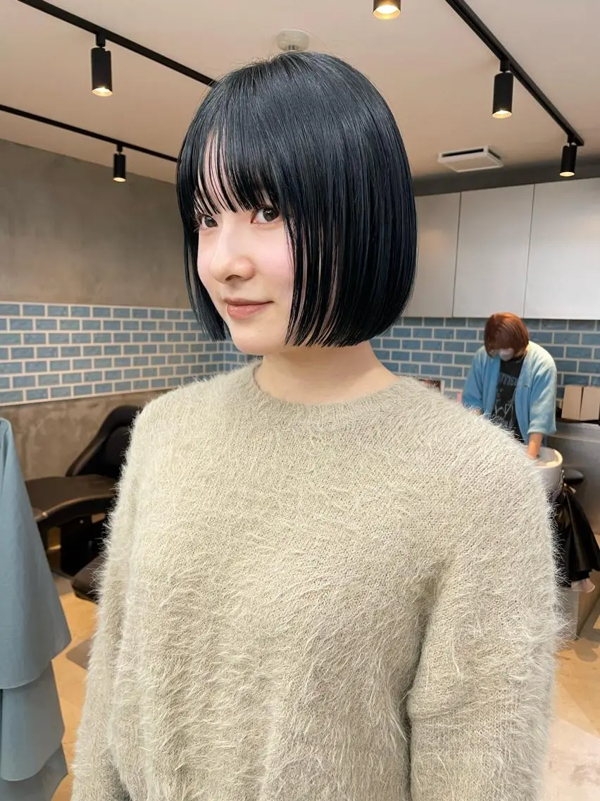 ショート カラー カット ヘアカラー トリートメント 👑ボブはお任せ ミヤノ👑のヘアスタイル