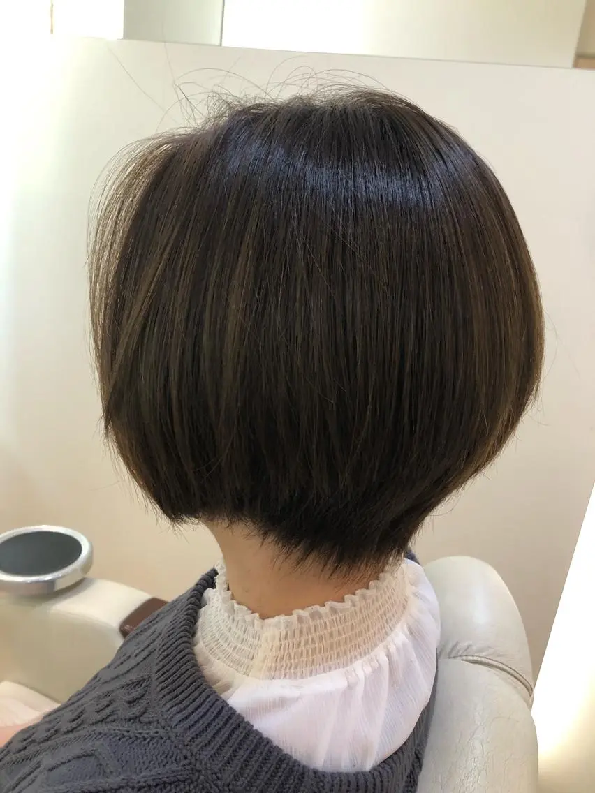 ショート ショートボブ ボブ ショートヘア 山岡 徹也のヘアスタイル
