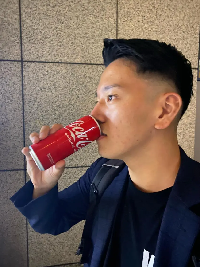 メンズ ビジネス フェードカット unopulir 景山 凌のヘアスタイル