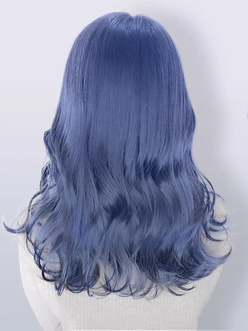 カラー 黒髪 ブルーカラー ブルーブラック 髪質改善 米倉 一輝のヘアスタイル