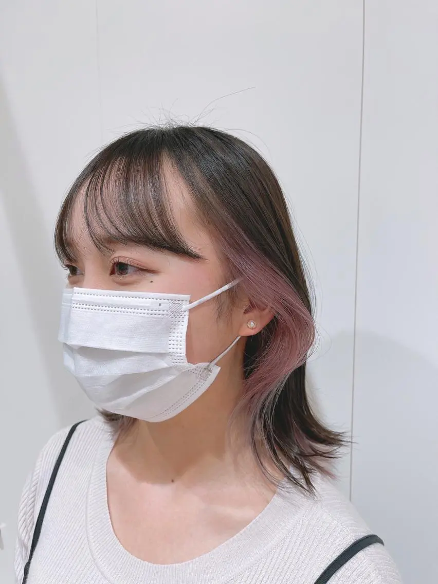 ミディアム カット ヘアカラー 小川  愛のヘアスタイル