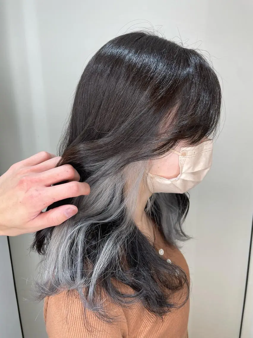 ロング カラー 中司 優樹のヘアスタイル