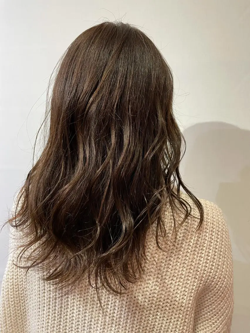 セミロング カラー ベージュカラー モカベージュ 💐パーソナルカラー /市橋加菜💐のヘアスタイル