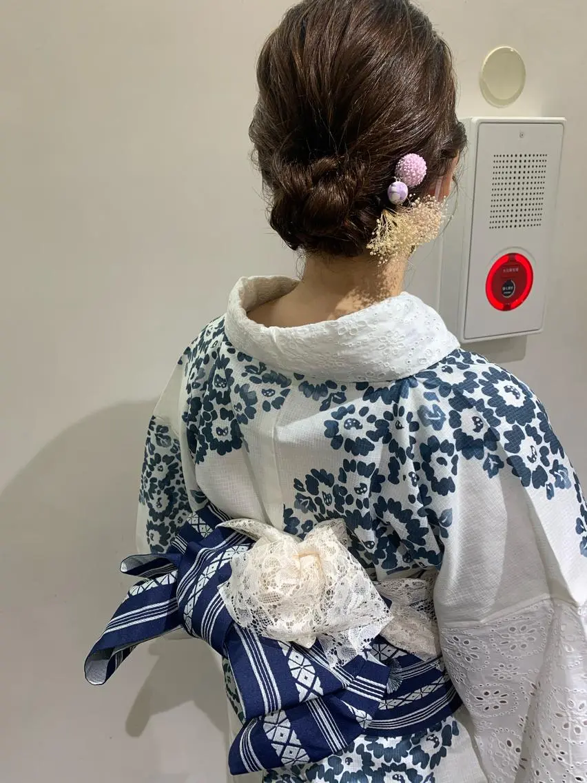 ヘアアレンジ デジタルパーマ🫧 韓国風ヘア🫧サクラのヘアスタイル