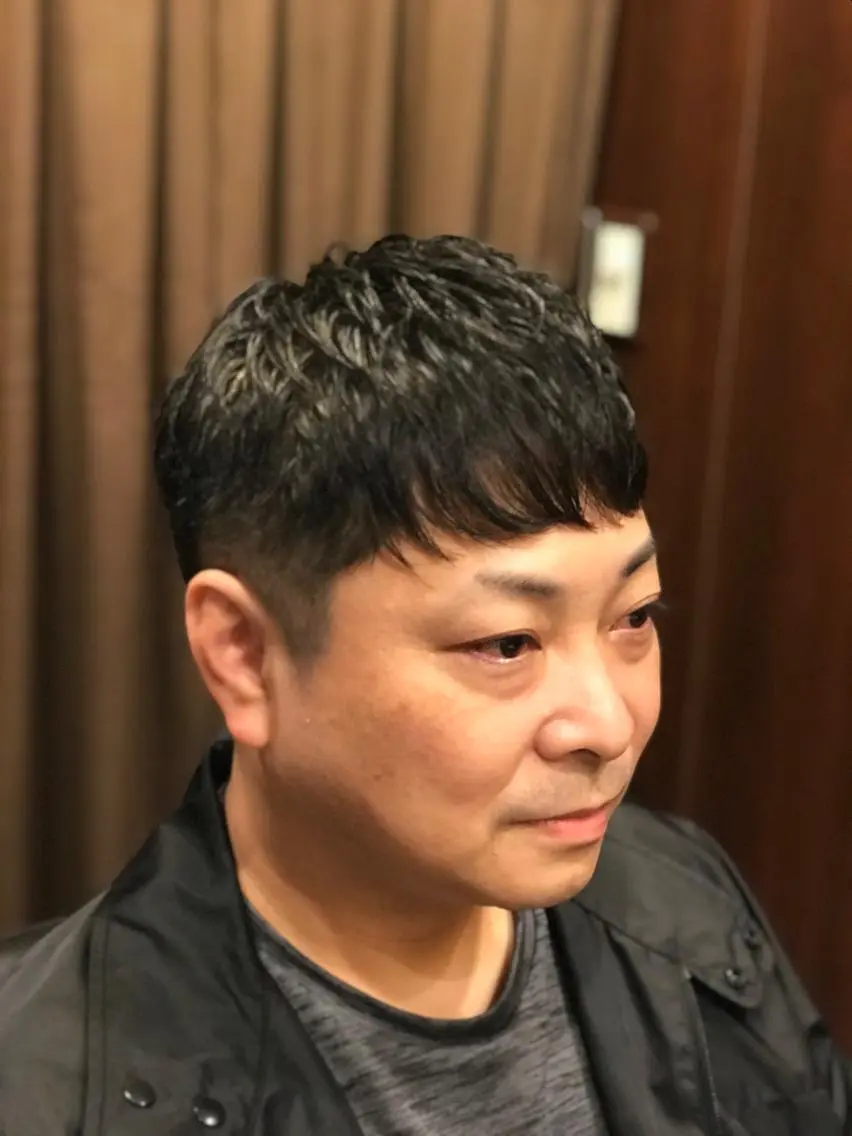ショート メンズ プレミアムバーバー 表参道のヘアスタイル