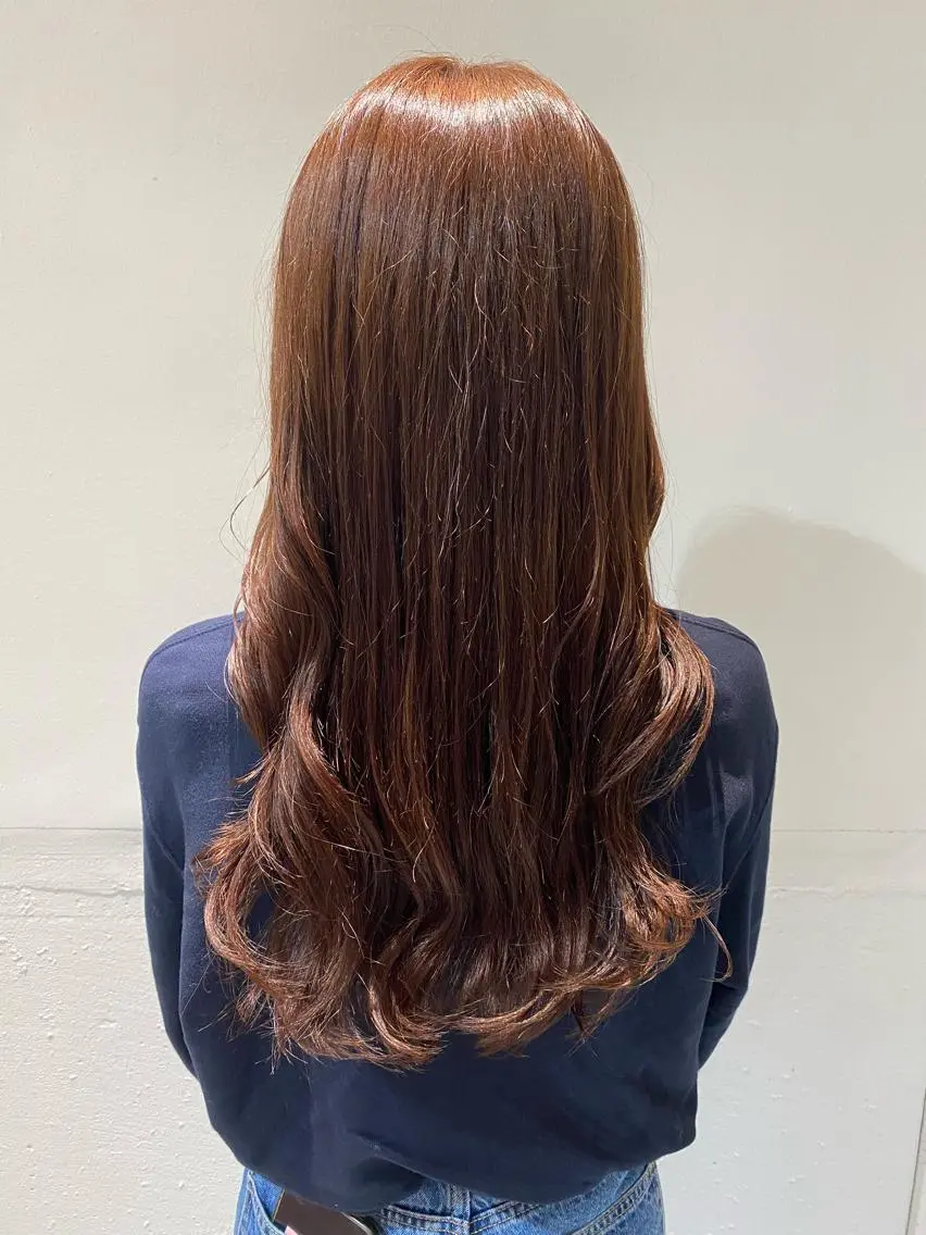 ロング カラー 似合わせレイヤー 阿波座/ふじむらのヘアスタイル