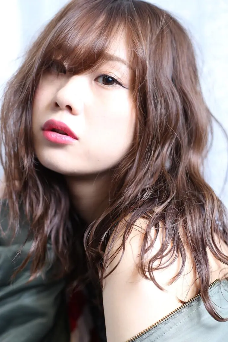 セミロング カット ヘアカラー トリートメント vato バトのヘアスタイル