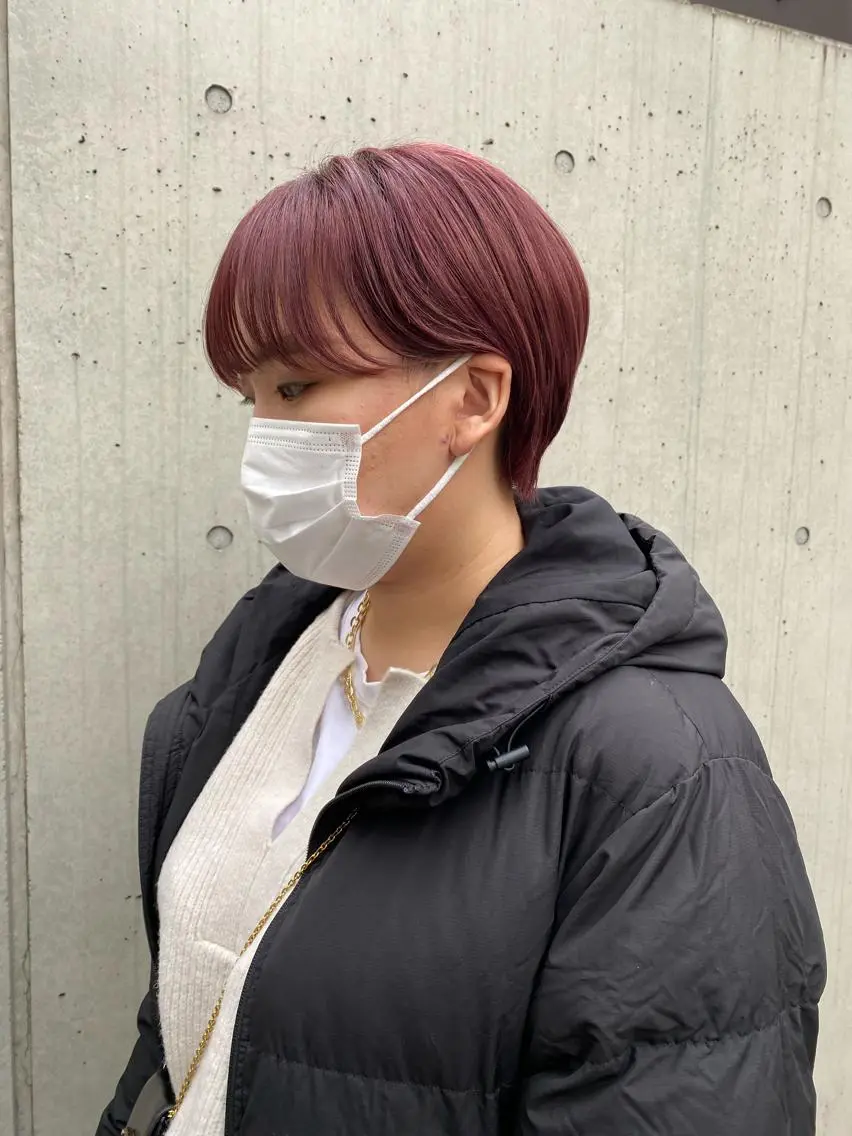 ショート カラー ヘアアレンジ MOE /Zina横浜2ndのヘアスタイル
