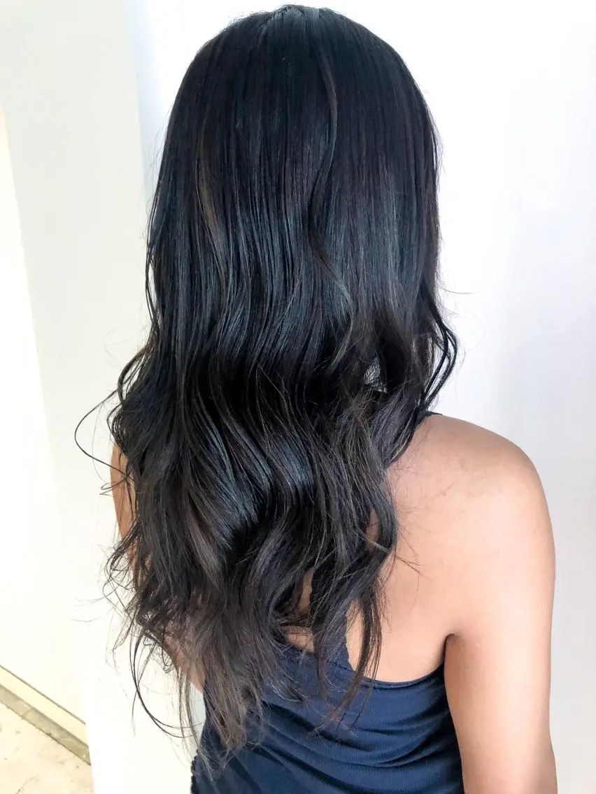 ロング カラー ヘアアレンジ ブラウンカラー ショコラブラウン レイヤー×ヘッドスパ *保田遥*のヘアスタイル