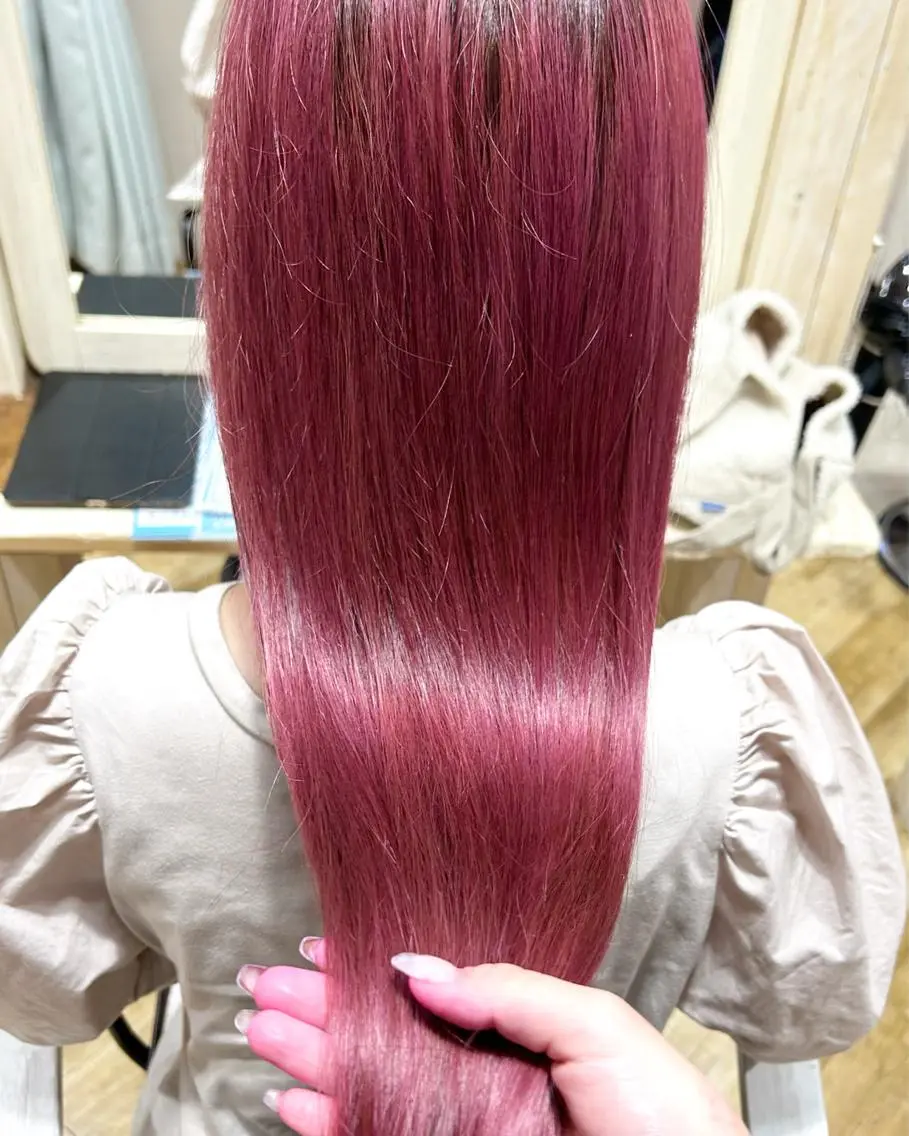カラー 横山ダブルカラー ハイライト透明感カラのヘアスタイル