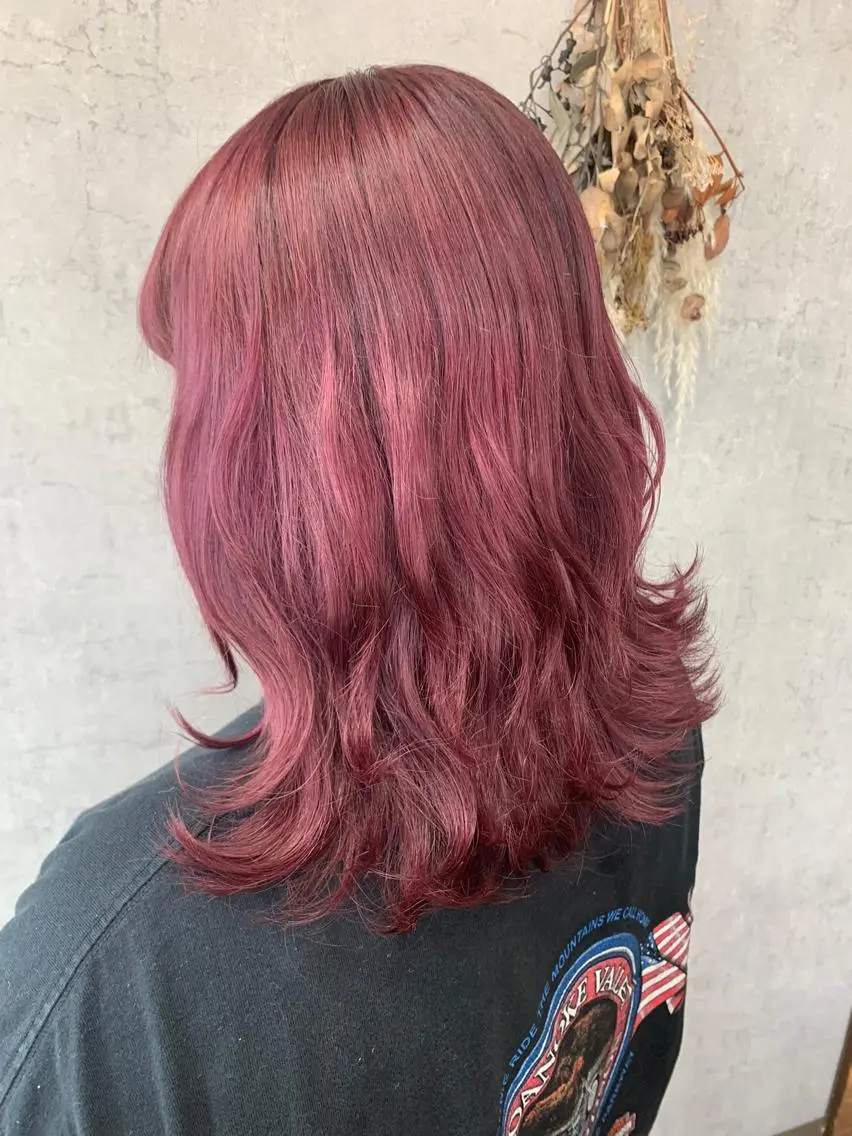 カラー 大島 千怜のヘアスタイル