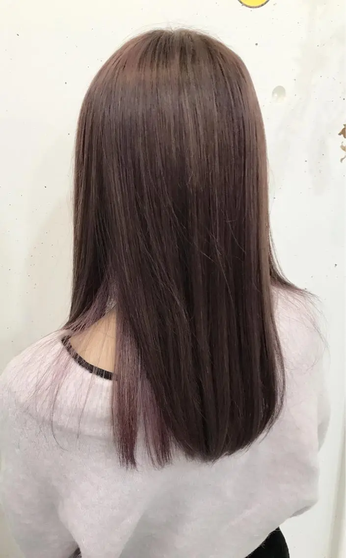 カラー ヘアカラー トリートメント ヘッドスパ グレージュ/髪質改善 Yamato.hのヘアスタイル