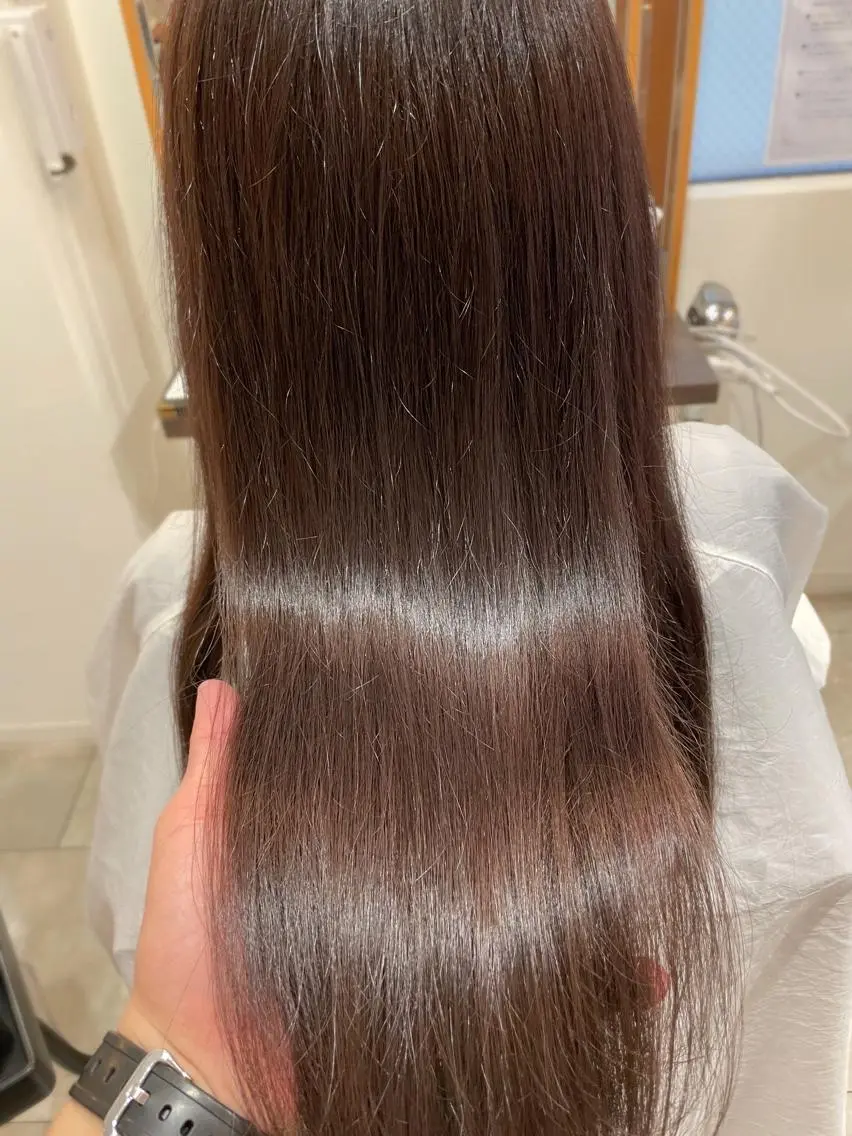 ロング 中村 研介のヘアスタイル