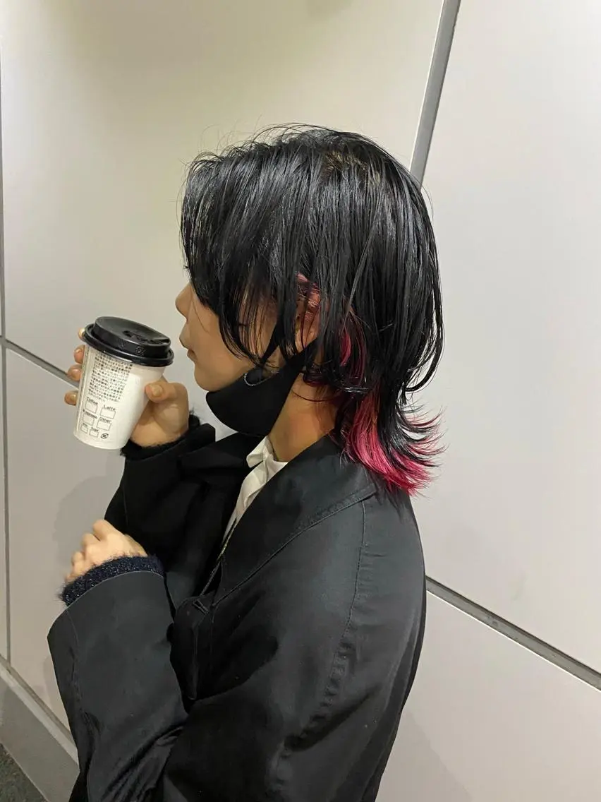 ミディアム カラー ヘアアレンジ カット ヘアカラー ❣️縮毛矯正/ボブ /カラー/渡部晃輝のヘアスタイル