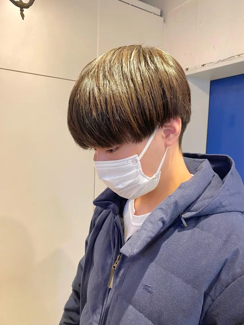 ショート メンズ マッシュ カット トリートメント JINKIメンズ特化 メンズカットパーマのヘアスタイル