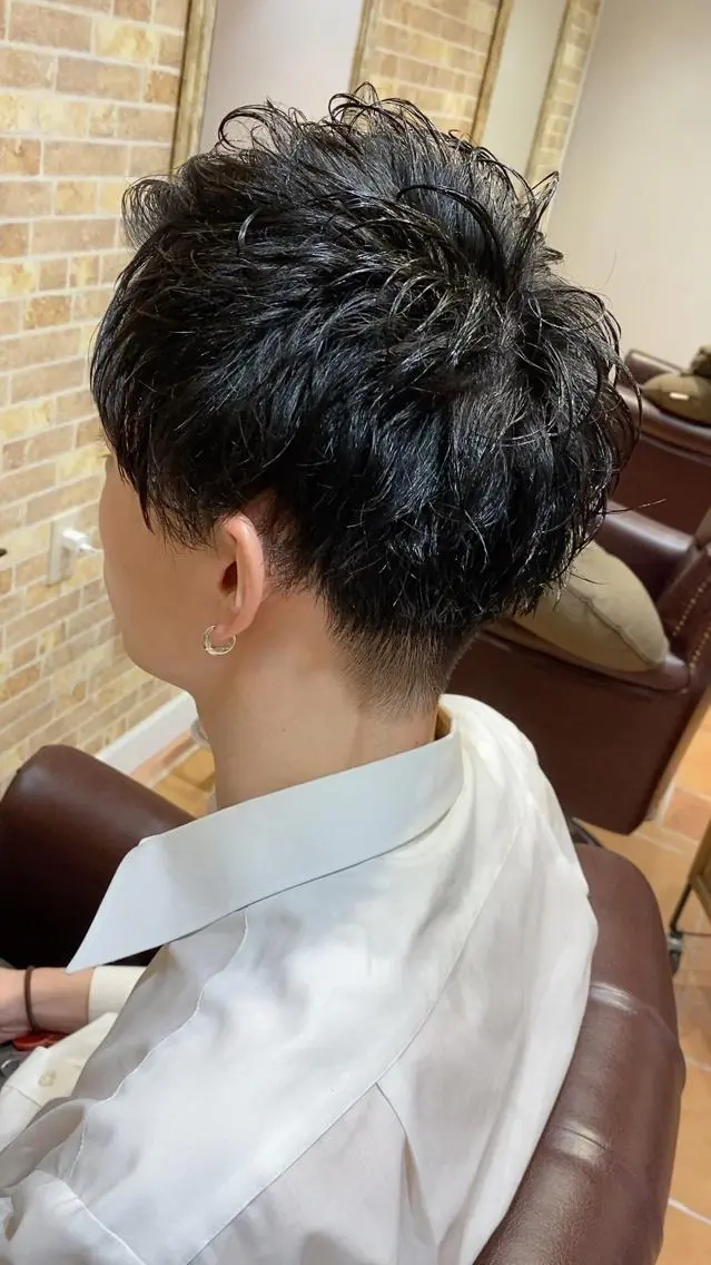 パーマ メンズ ボブ& 髪質改善FUMIYAのヘアスタイル