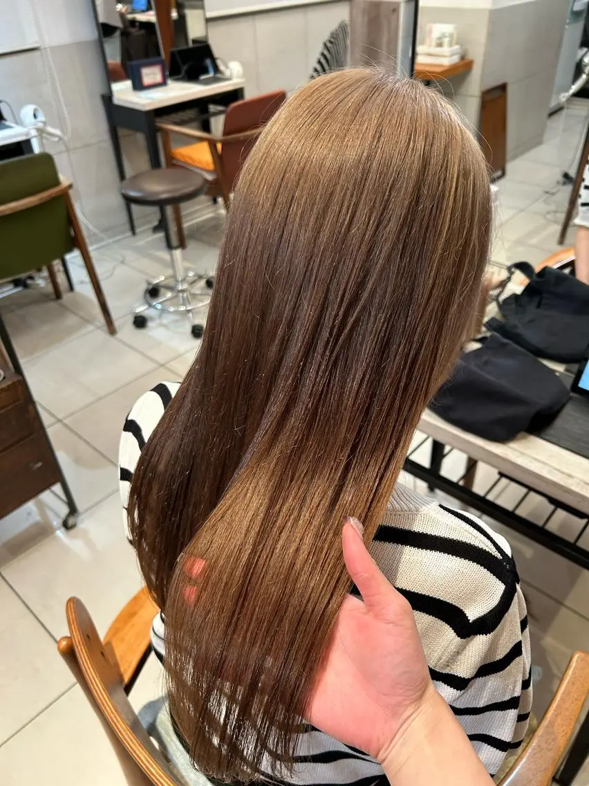 セミロング カラー アッシュ アッシュブラウン ブラウンカラー ヘアカラー トリートメント 袴着付け予約受付中/ 渡辺奈緒のその他イメージ