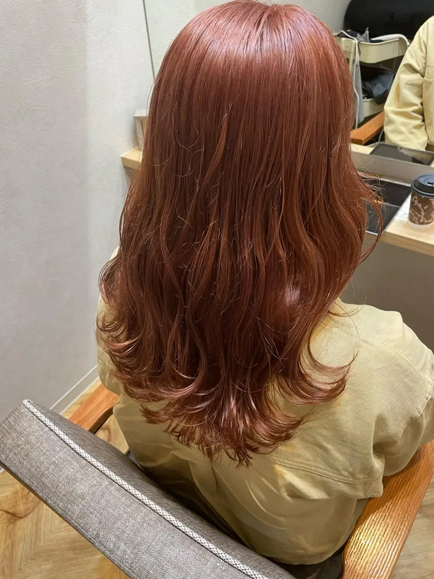 セミロング セミロングパーマ ミストバング ボブ ハイライト 髪質改善 カット ヘアカラー newi宮崎 akioのヘアスタイル