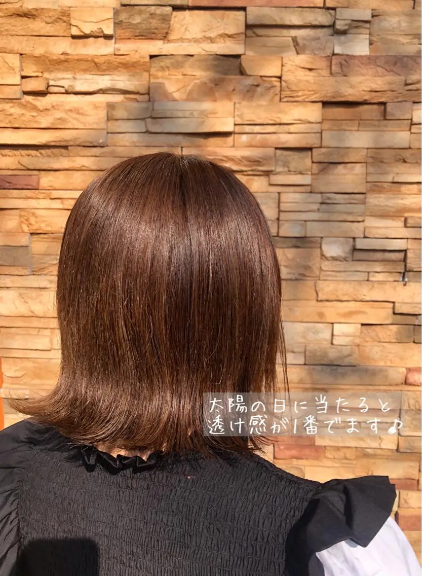ショート カラー 透明感カラー ボブ 外ハネヘア 🟦西荻窪メンズ特化 美容師🟦Yu-Jiのヘアスタイル