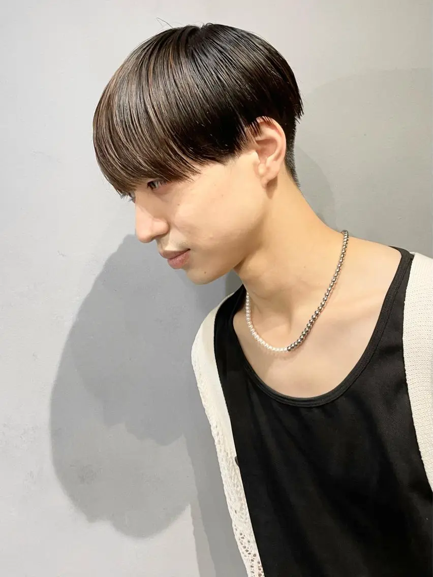 ミディアム カラー パーマ ヘアアレンジ メンズ キッズ ネイル マツエク・マツパ アイブロウ マッシュ 眉毛ワックス脱毛 束感まつ毛 ナチュラル カット メンズカット✂️ パーマ寺西優真のヘアスタイル
