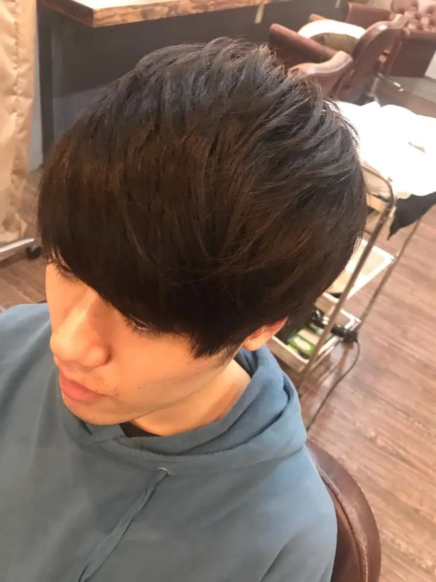ミディアム カット ヘアセット ✨上村 潤平✨メンズヘア✨のヘアスタイル