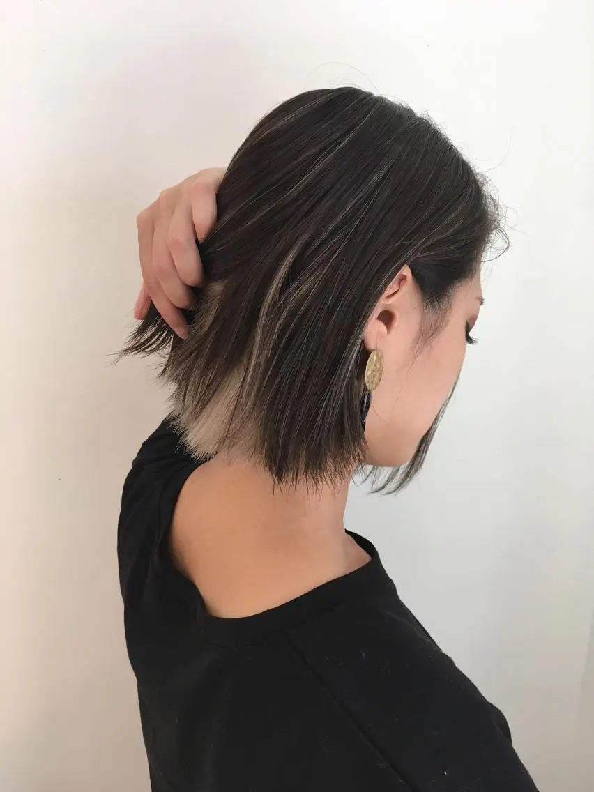 カラー 坂上 岳のヘアスタイル