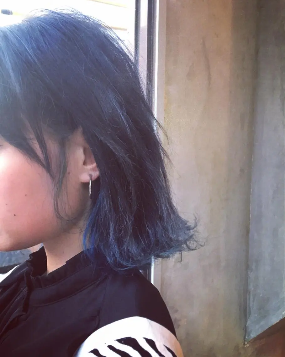 ミディアム 岡本 一平のヘアスタイル