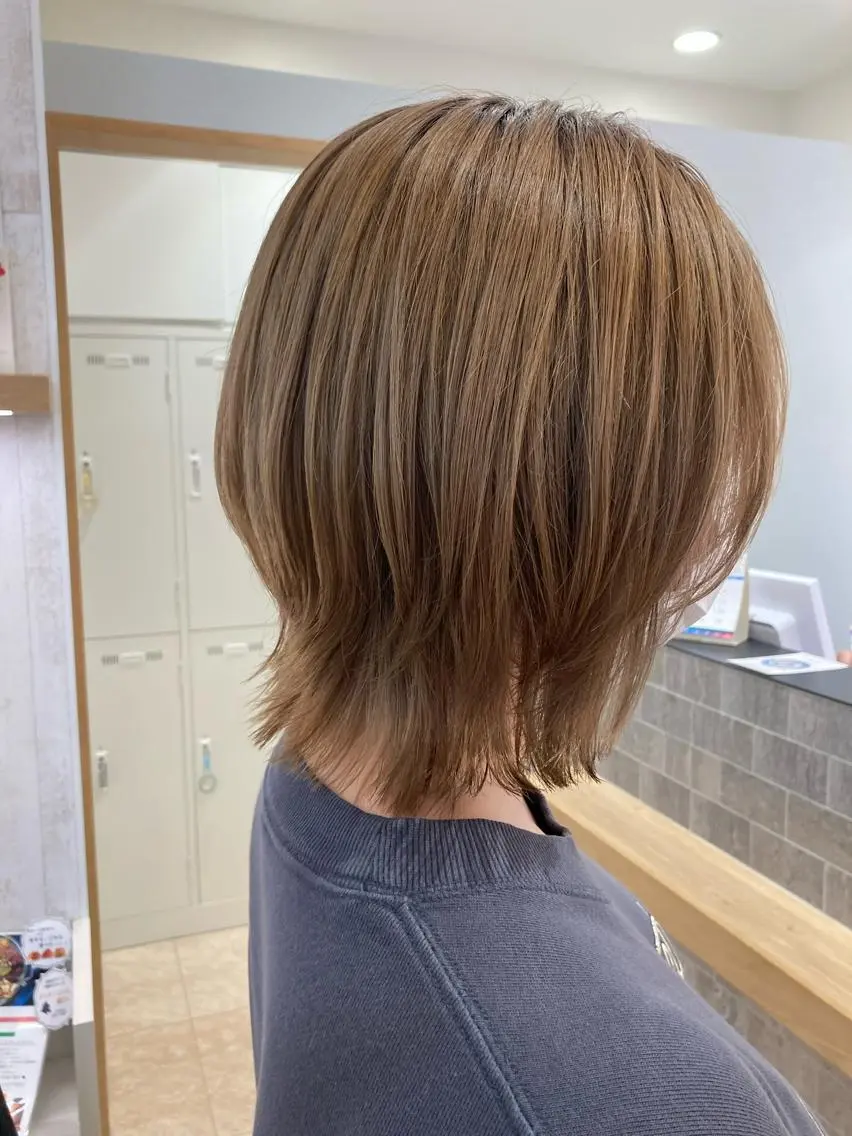 ショート ウルフカット カット cyan SANAMIのヘアスタイル