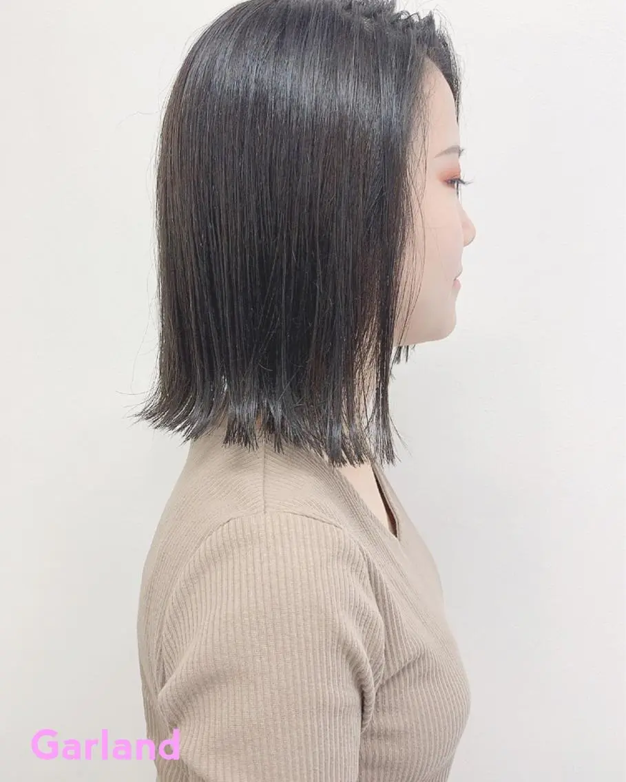 ショート カラー 透明感・暗髪 梅田・増田のヘアスタイル