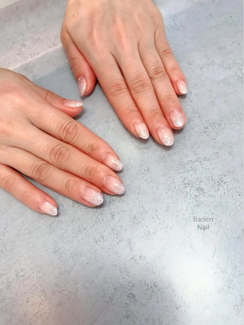 ネイル ラメ(グリッター) ハンドネイル Baden Nail ﾊﾞ-ﾃﾞﾝ ﾈｲﾙのネイルデザイン